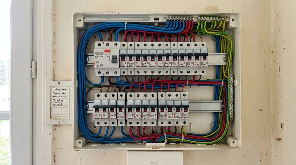 Tableau électrique — contrôle de l'installation intérieure — Électricité à Grenoble